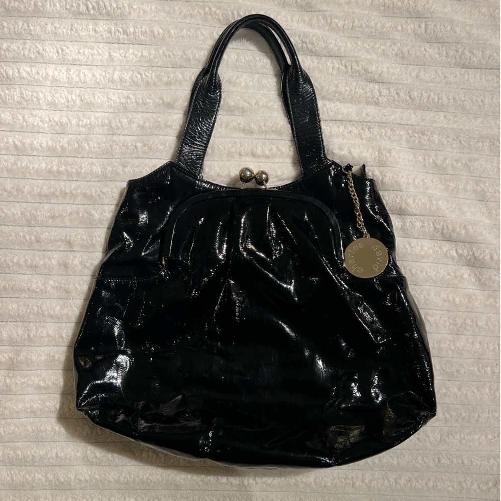 Patent leather Charles David Purse